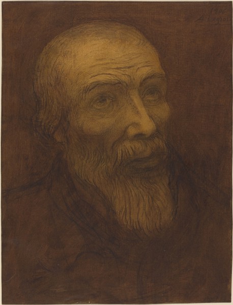 Head of a Bald Man with a Beard, 1906.