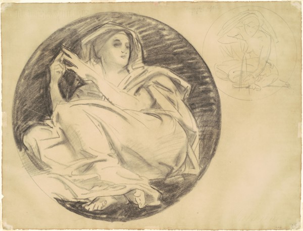 Studies for "Astronomy", c. 1921.
