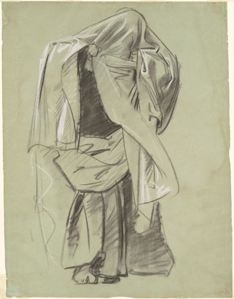 Study for "Frieze of Prophets", 1890-1892.