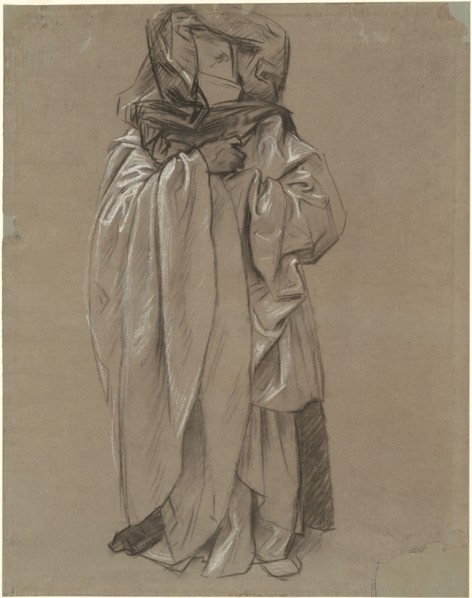 Study of Ezekiel for "Frieze of Prophets", 1890-1892.