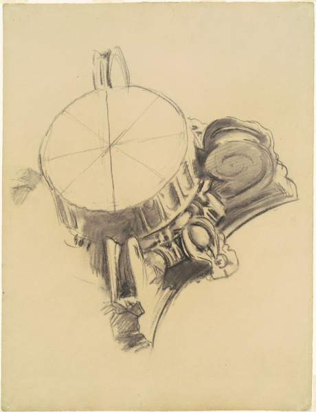 Study for "The Fall of Gog and Magog", 1903-1916.