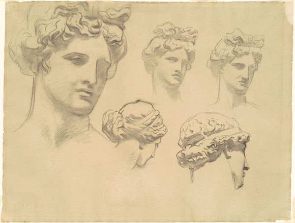 Studies for "Apollo and the Muses", c. 1921.