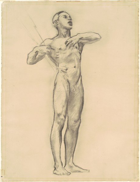 Study of Orpheus for "Classic and Romantic Art", c. 1921.