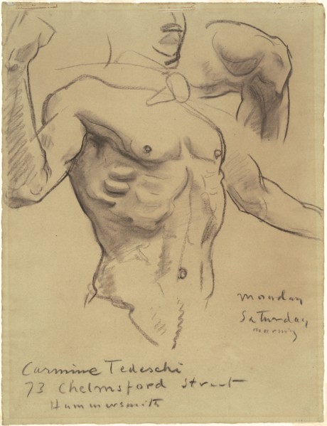 Study of the Resurrection for "Fifteen Mysteries of the Rosary", 1903-1916.