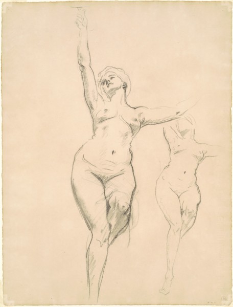 Studies of Victory for "Death and Victory", 1920-1922.
