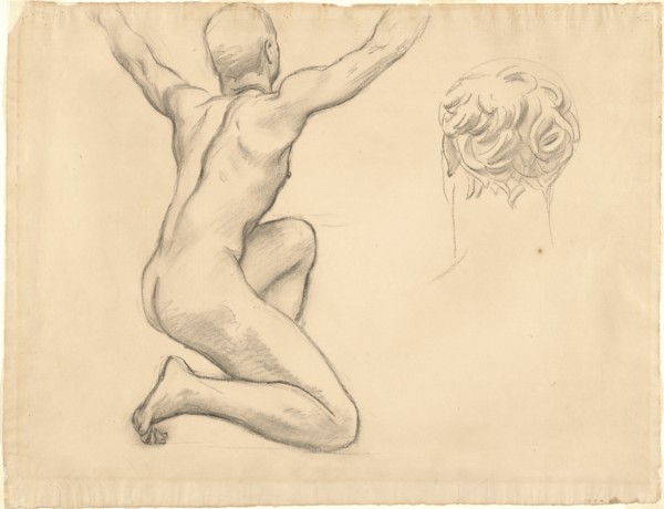 Studies for "The Unveiling of Truth", 1922-1925.
