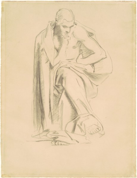 Study for "Philosophy", 1922-1925.