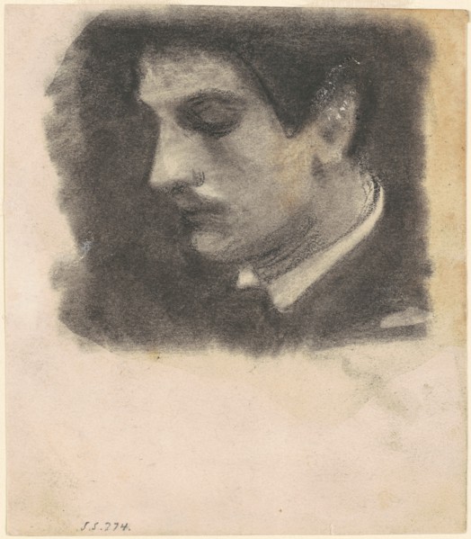 Head of a Man, 1875-1880.