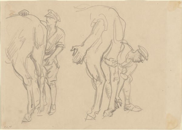 Studies for "Scots Grey", 1918.