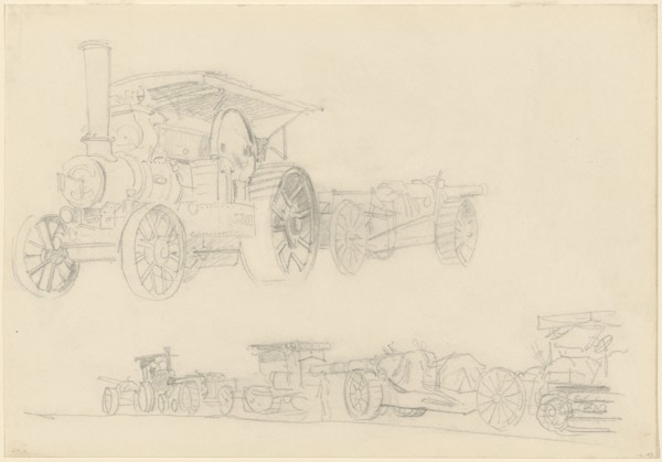 Gun Carriages, France, 1918.