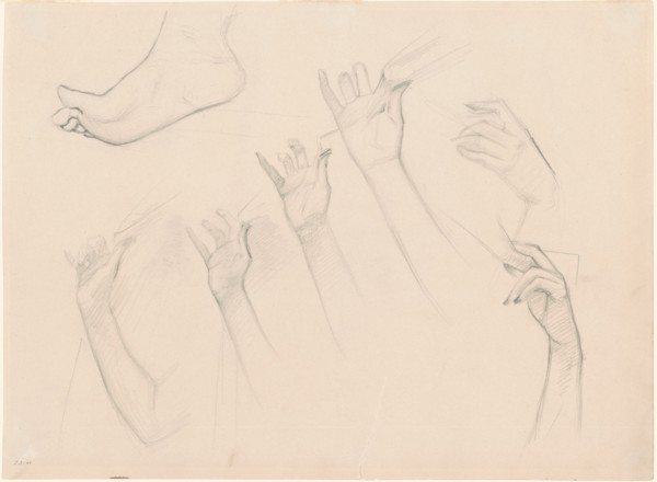 Studies for "Fumee d'Ambre Gris", 1880.
