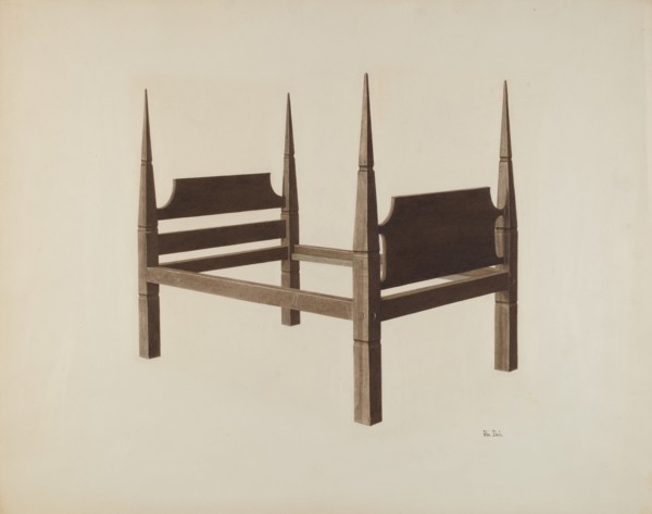 Bed, c. 1941.