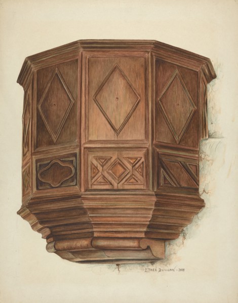 Pulpit, 1938.