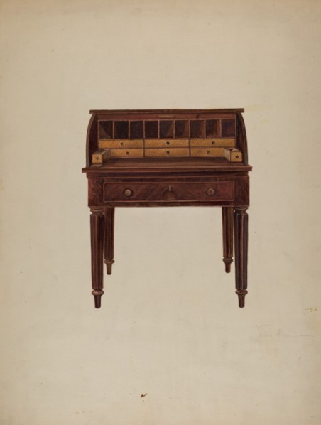 Desk, c. 1940.