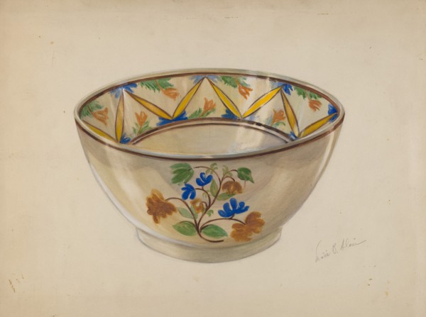Bowl, c. 1936.