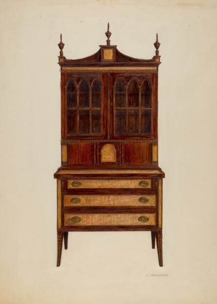Desk, c. 1939.