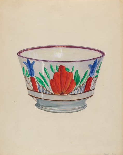 Bowl, c. 1936.