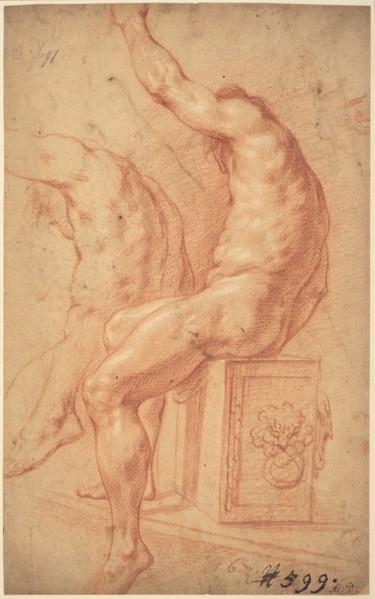 A Seated Nude.