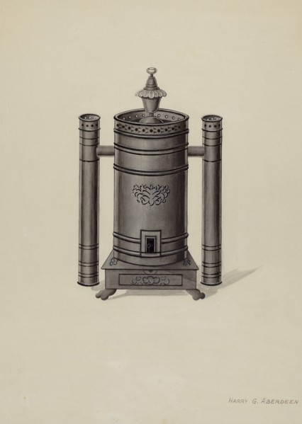 Stove, c. 1937.