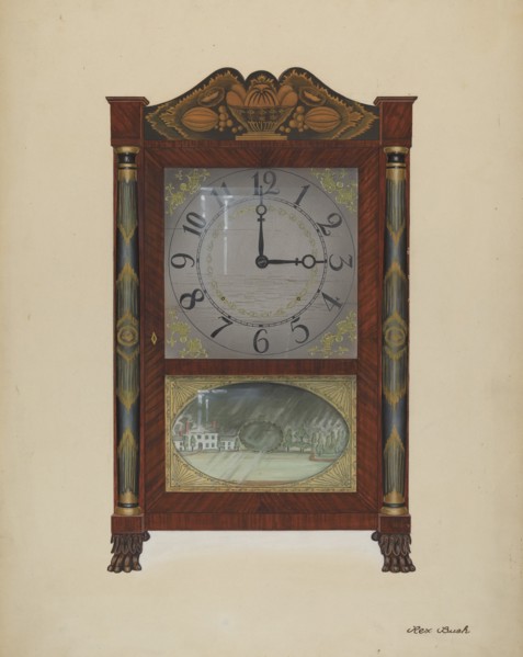 Clock, c. 1938.