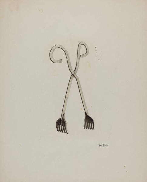 Tongs, c. 1941.