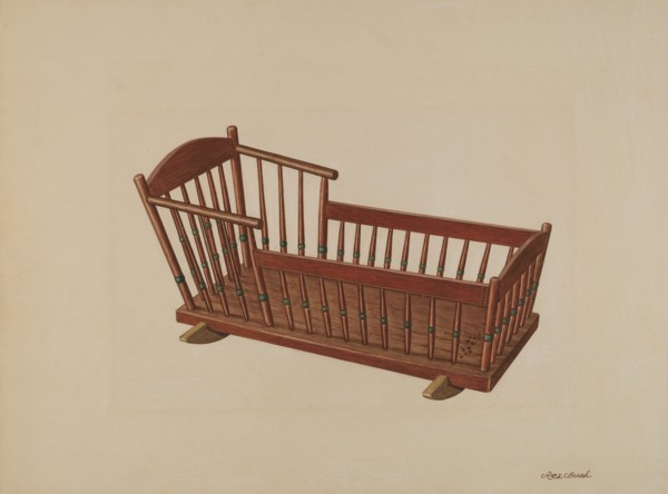 Cradle, c. 1938.