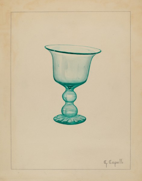Goblet, c. 1936.