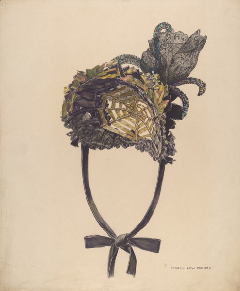 Bonnet, c. 1938.