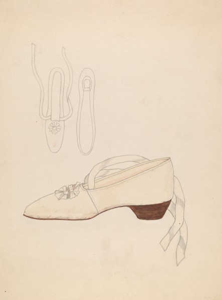 Slipper, c. 1936.