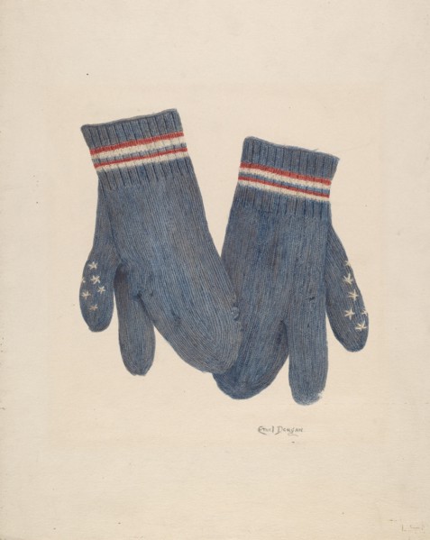 Mittens, c. 1940.