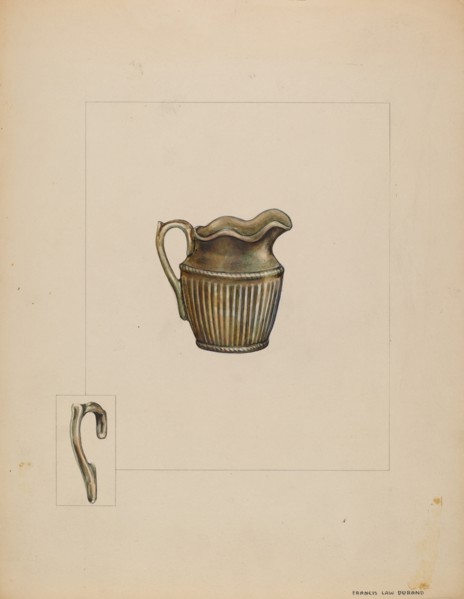 Pitcher, c. 1937.