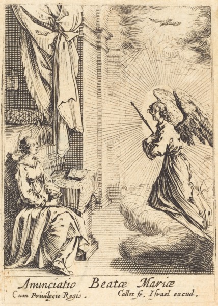 The Annunciation.