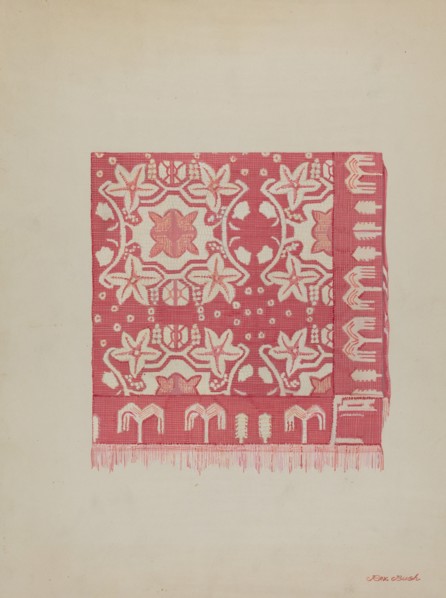 Coverlet, c. 1936.