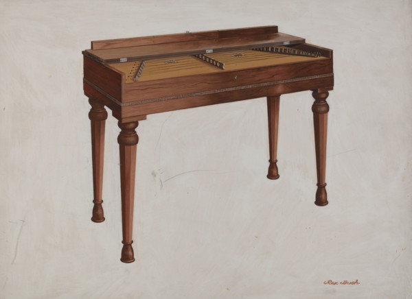 Dulcimer, c. 1937.
