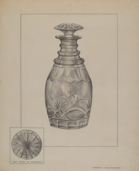 Decanter, c. 1937.