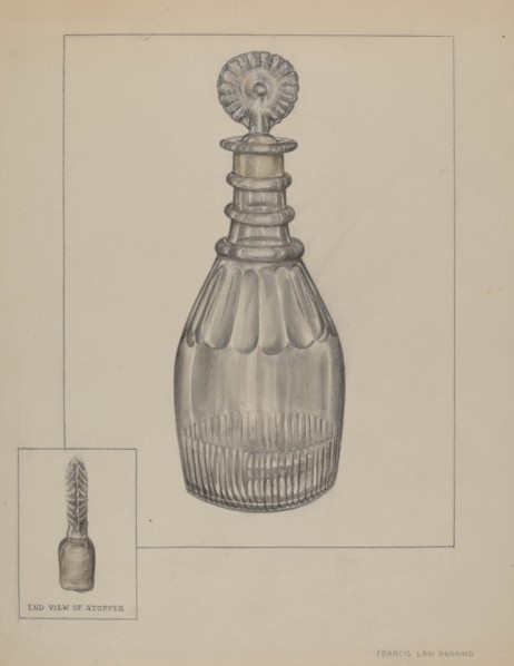 Decanter, c. 1937.