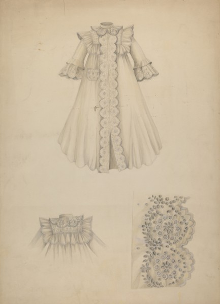 Nightgown, c. 1940.