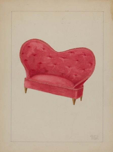 Doll Sofa, c. 1936.