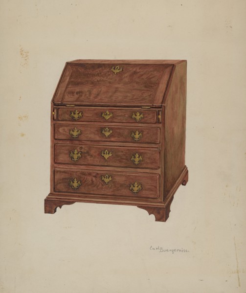 Writing Desk, 1937.