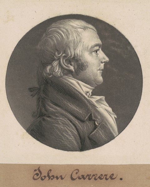 John Carrere, 1805.