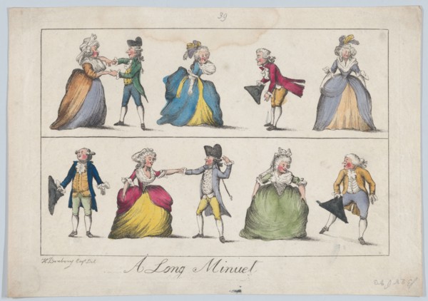 A Long Minuet, 1787.