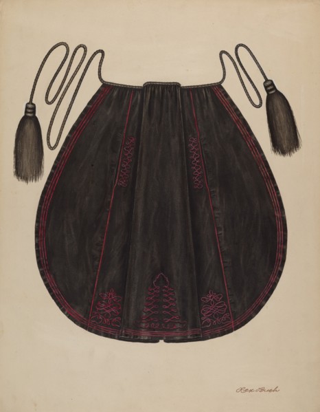 Silk Apron, c. 1938.