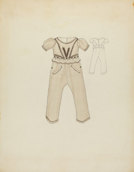 Boy's Suit, c. 1936.