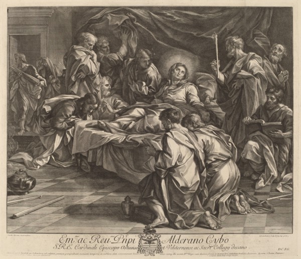 Death of the Virgin. Creator: Robert van Audenaerde.