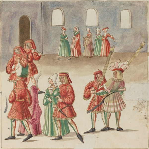 Masquerade, c. 1515.