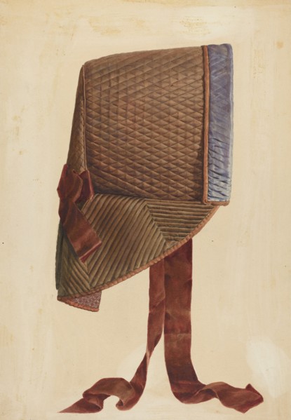 Zoar Bonnet, c. 1937.