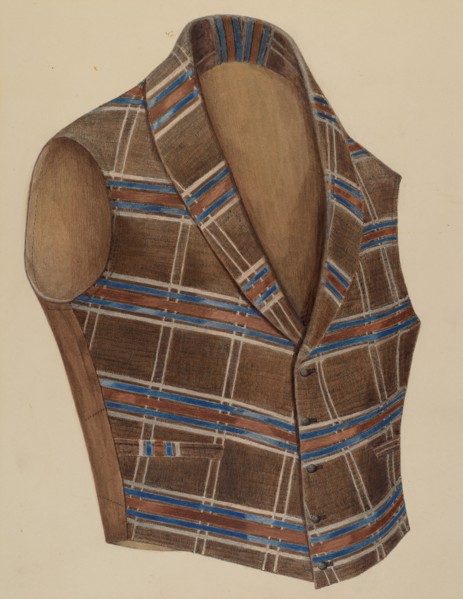 Waistcoat, 1935/1942.