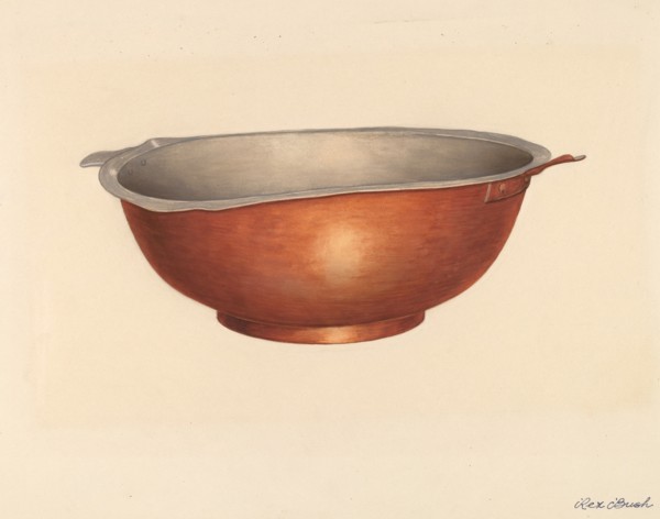 Copper Bowl, c. 1938.