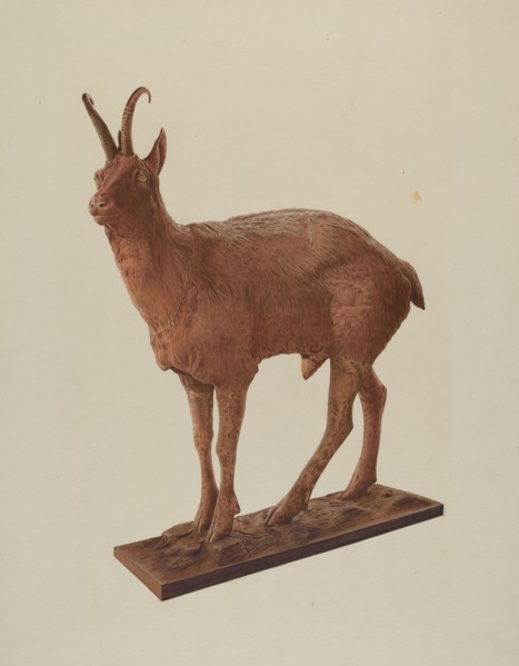 Cast Iron Goat, 1940.
