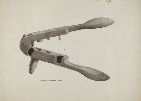 Bullet Mold, c. 1937.